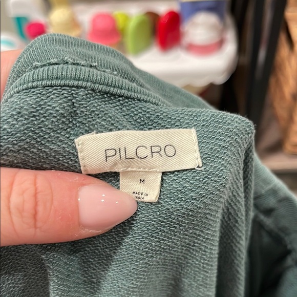 Anthro Pilcro batwing eyelet sweatshirt m - Picture 5 of 8